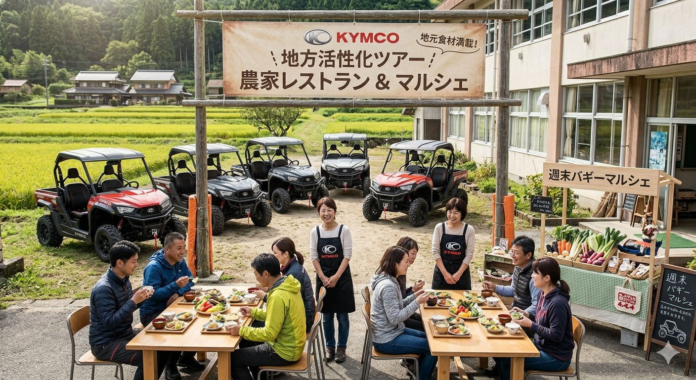 KYMCOバギー　地域経済への貢献